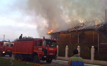 incendiu cernica
