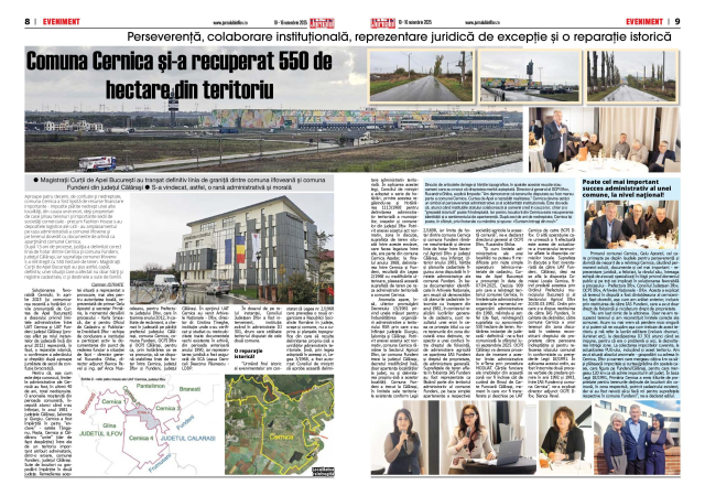 cernica teren teritoriu fundeni